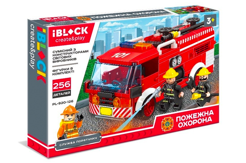 

Конструктор Пожарная охрана 256 дет iBlock PL-920-126