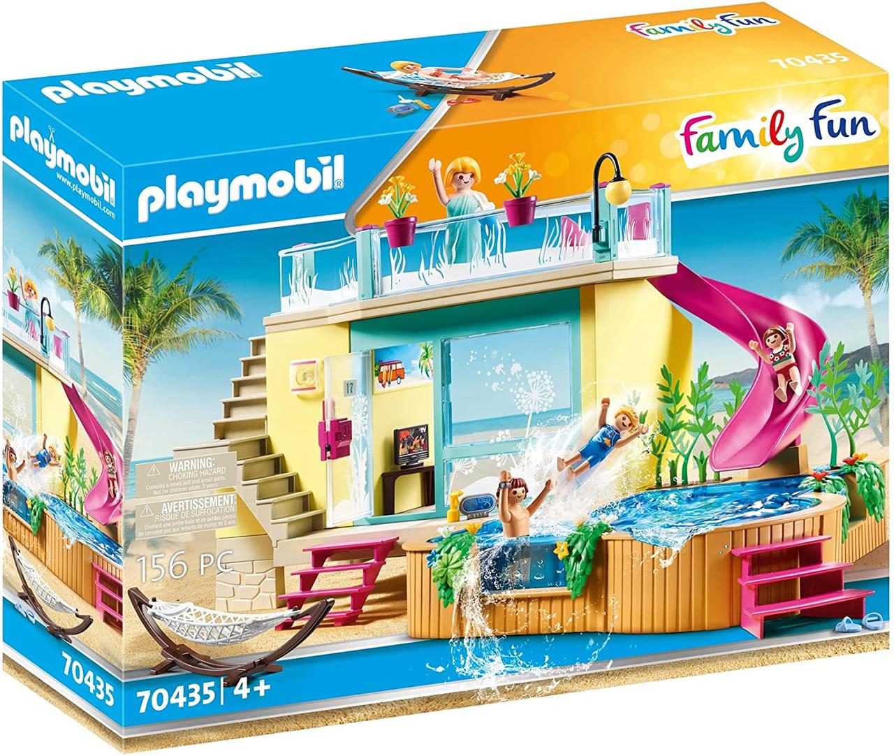 

Конструктор Плеймобил 70435 бунгало с бассейном PLAYMOBIL Family Fun 70435