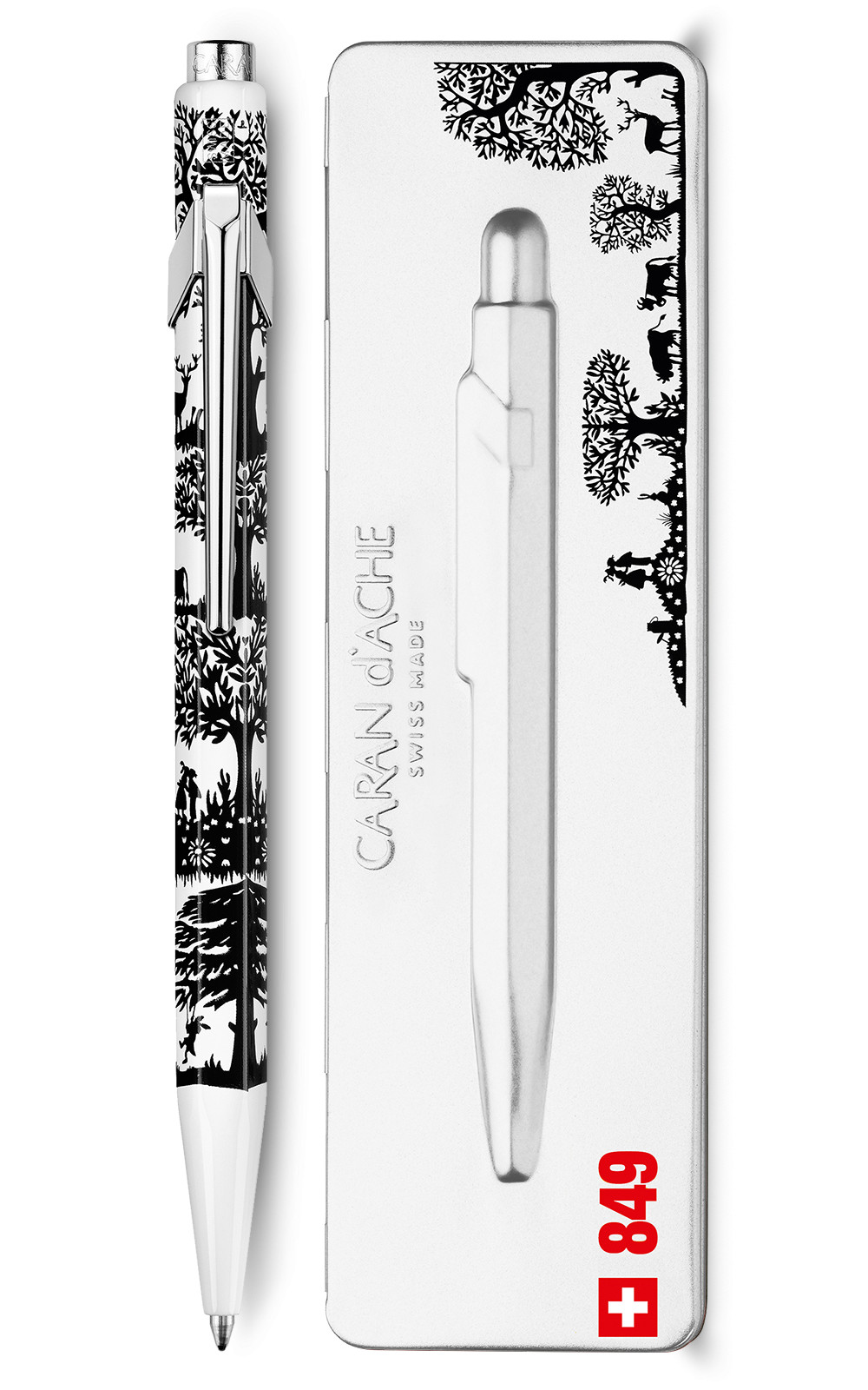 

Ручка Caran d'Ache 849 Totally Swiss Ліс + box (7630002330169)