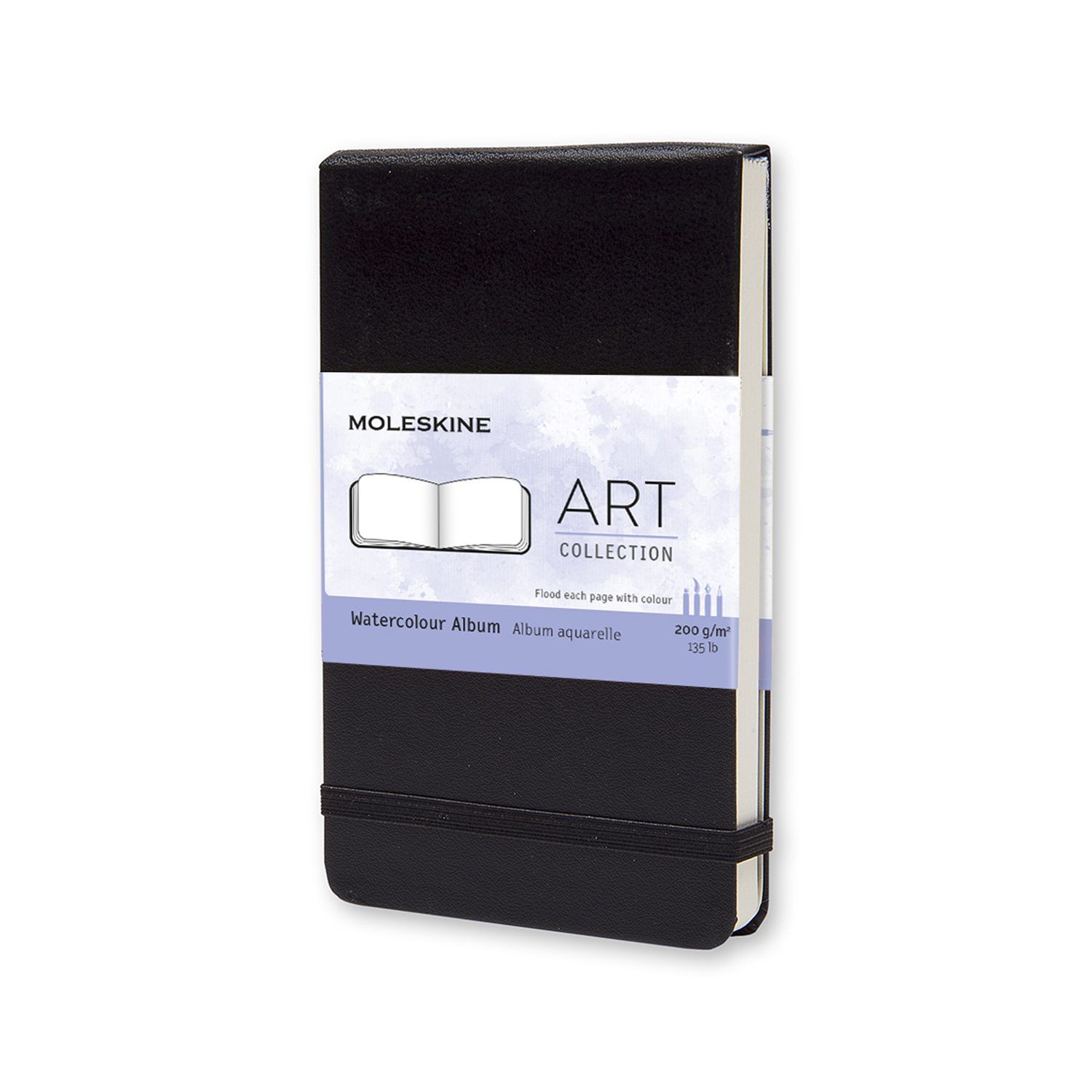 

Альбом Moleskine Art кишеньковий / Акварель Чорний (9788883705601)