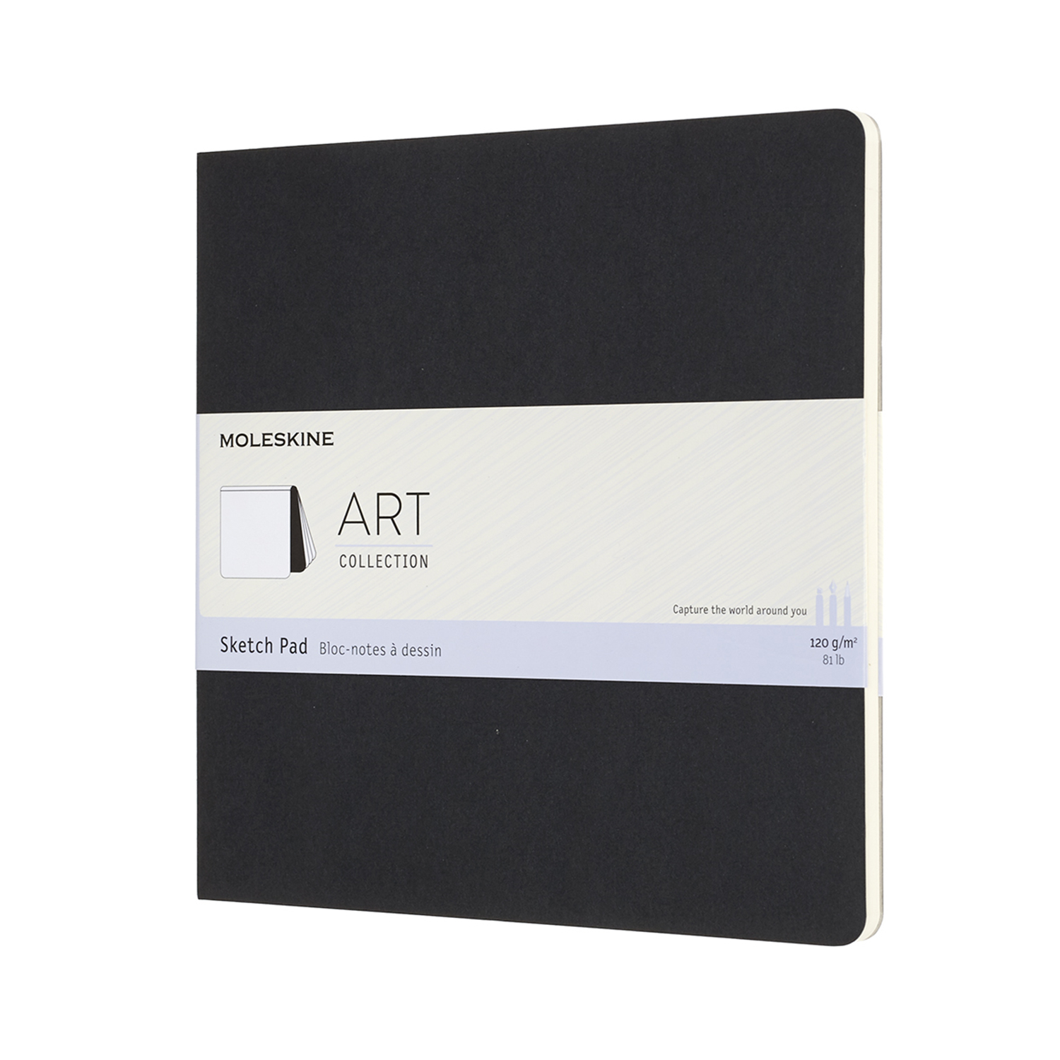 

Записник Moleskine Art Pad квадратний / Для нарисів Чорний (8058647626833)