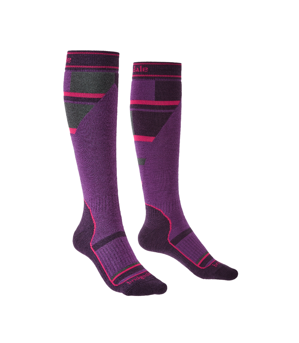 

Носки Bridgedale Ski Mountain Over Calf Junior (M.P.) Purple/grey (710029.070, Носки Bridgedale Ski Mountain Over Calf Junior (M.P.) Purple/grey (710029.070.XL)