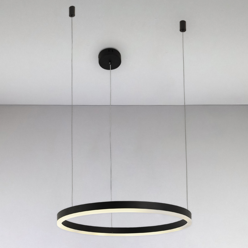 

Люстра подвесная LED кольцо Light House LS-17119-1 BK 400MM черная