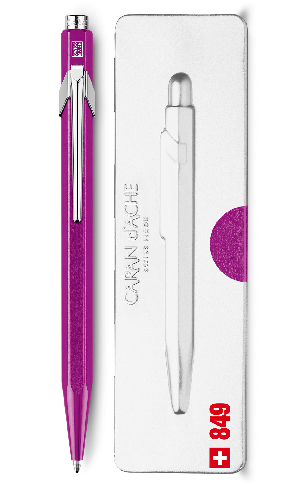 

Ручка Caran d'Ache 849 Metal-X Фіолетова + box (7630002328715)