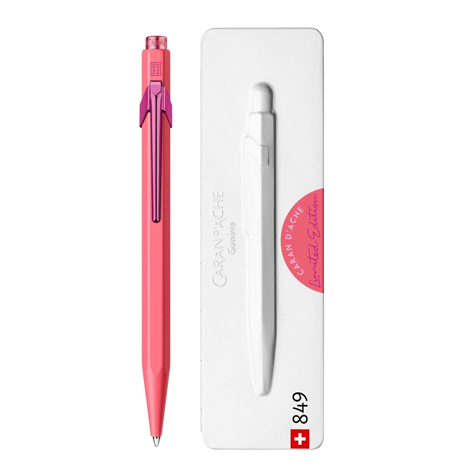 

Ручка Caran d'Ache 849 Claim Your Style Рожева + box (7630002340786)