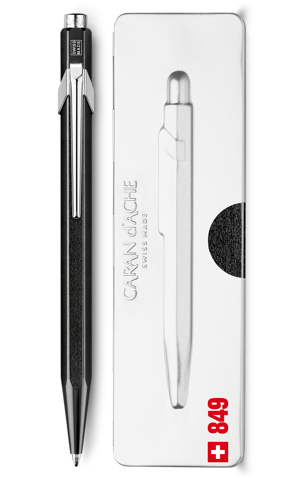 

Ручка Caran d'Ache 849 Metal-X Чорна + box (7630002328692)