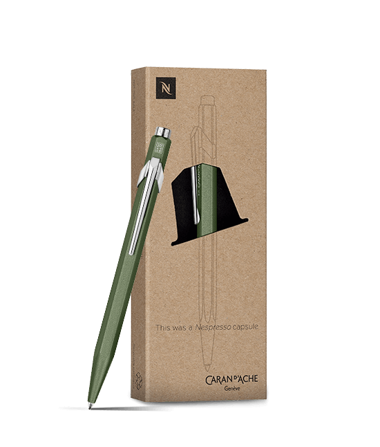 

Ручка Caran d'Ache 849 Nespresso Темно-зелена + box (7630002339858)