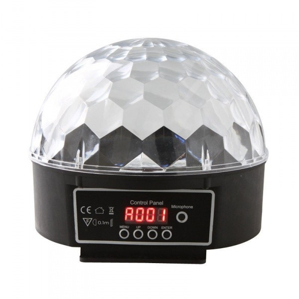 

Светодиодный вращающийся Диско Шар LED RGB Magic Ball Light