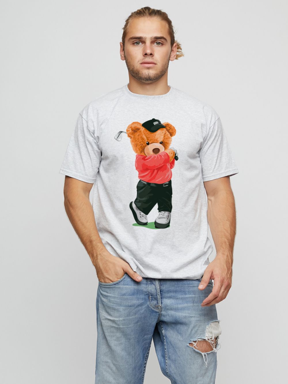 

Футболка YAPPI MG2579  Серая, Футболка YAPPI MG2579 M Серая