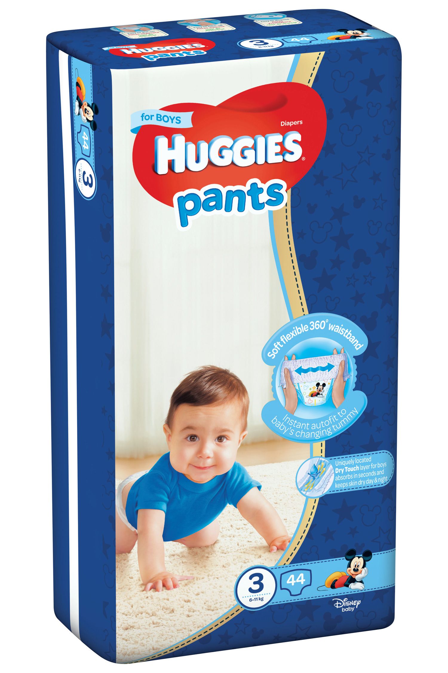 

Подгузники-трусики 3 44шт Huggies (5029053564241) (564241)