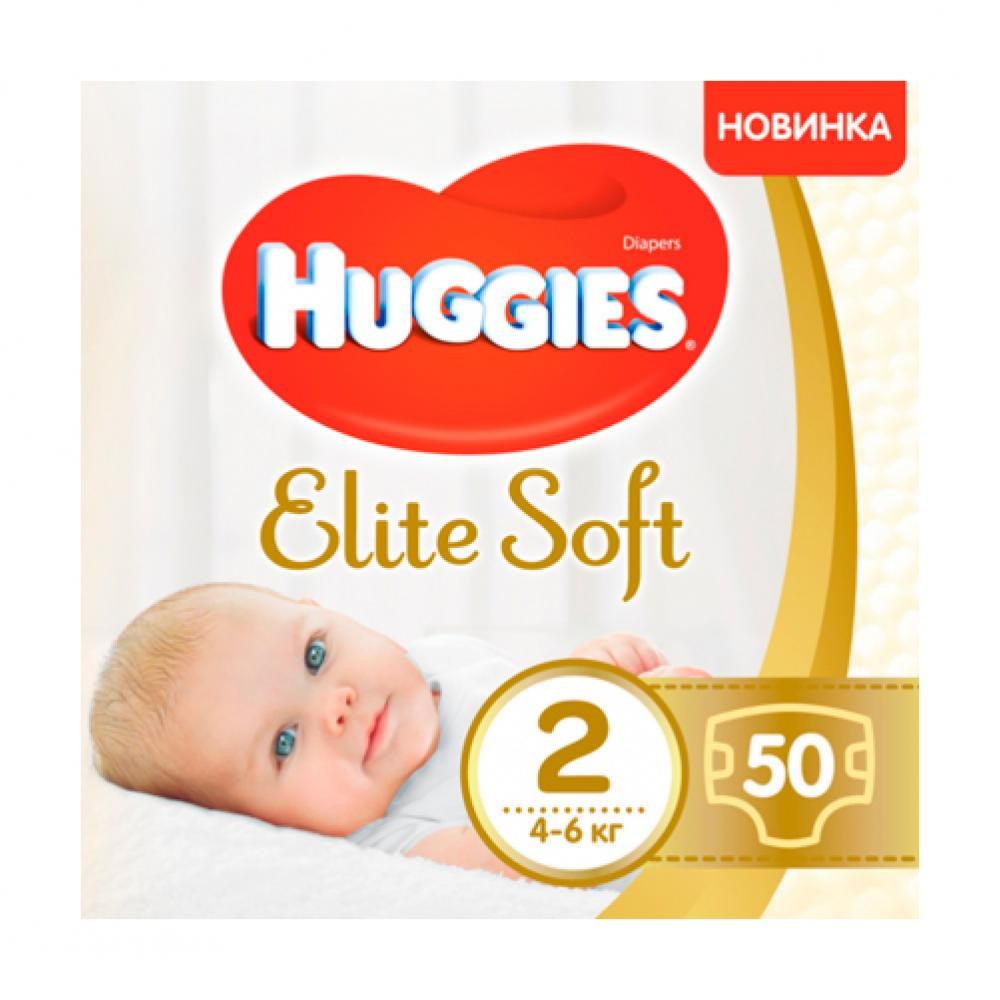 

Подгузники Elite Soft 2 50шт Huggies (5029053547978) (47978)