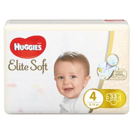 

Подгузники Elite Soft 4 33шт Huggies (5029053547787) (547787)