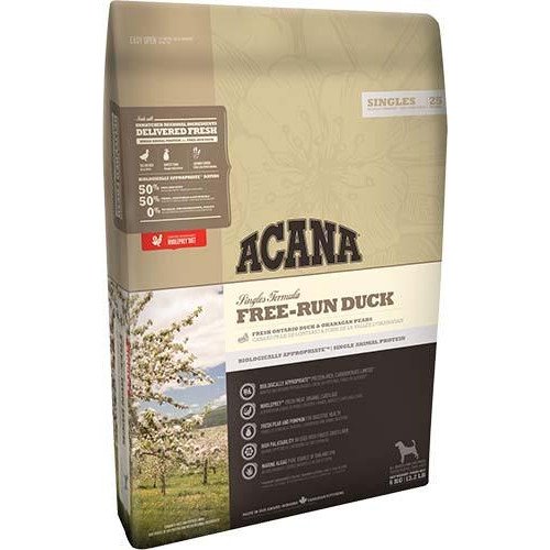 

Cухой гипоаллергенный корм Acana Free-Run Duck со вкусом утки для собак всех пород, 2 кг