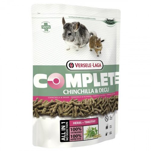 

Корм Versele-Laga Complete Chinchilla & Degu гранулированный, для шиншилл и дегу, 1.75 кг
