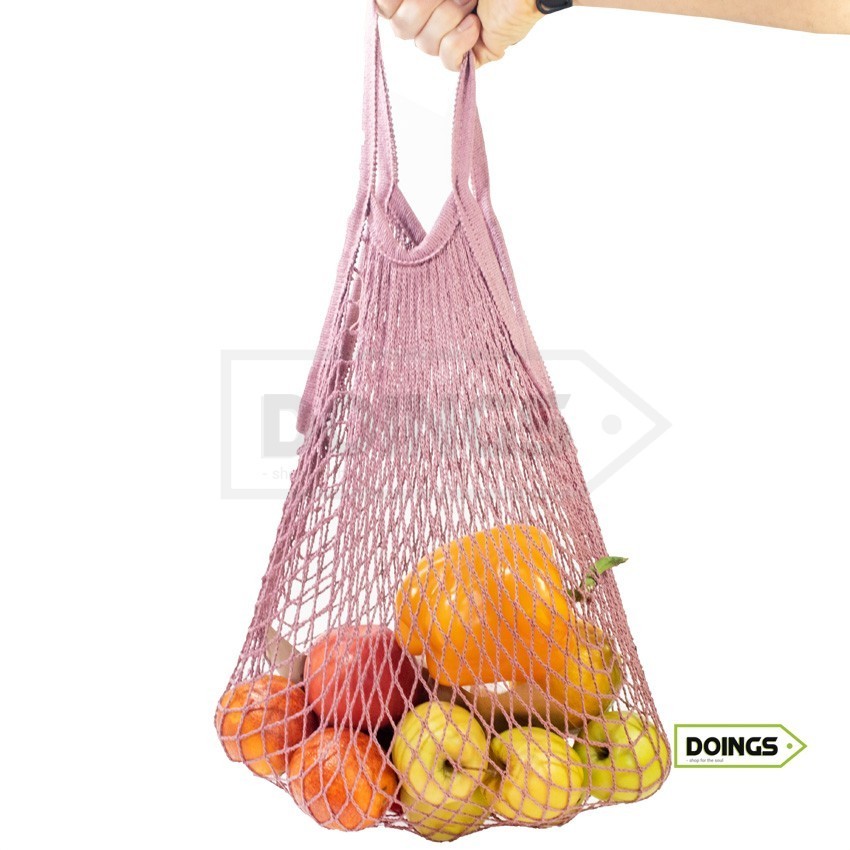 

Эко сумка клетчатая "Авоська" большая 7л - Avoskin Bag Purple
