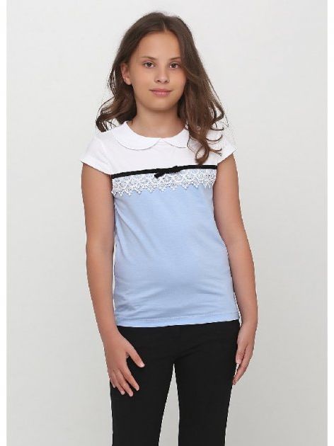 

Блузка Vidoli G-19593S ШФ 146 см Голубая