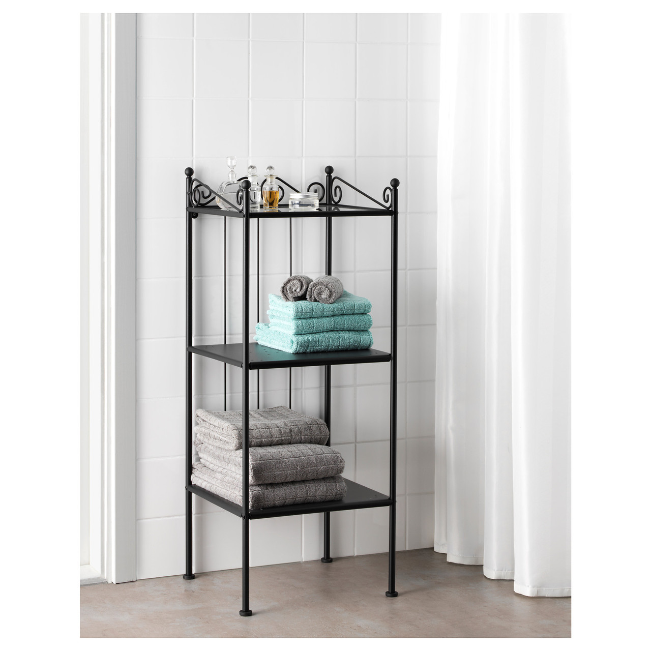 

Етажерка RONNSKAR 42x103 IKEA 100.937.63 чорний