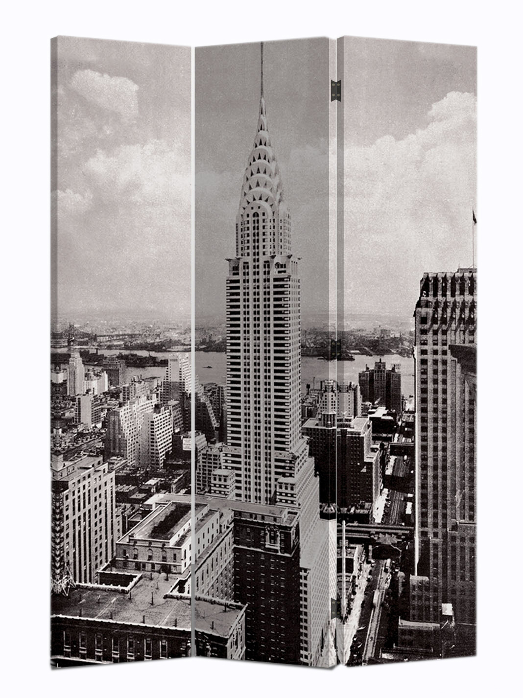 

Ширма NY-1083-3 Onder Mebli Черно-Белая