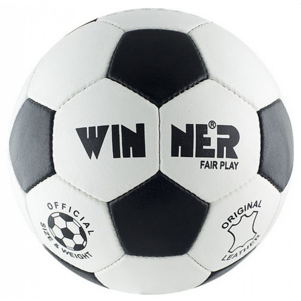 

Футбольный мяч Winner Fair Play (Кожаный мяч),