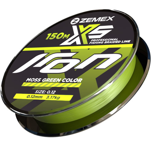 

Шнур ZEMEX IRON X5 150 м 0.12 мм 3.17 кг moss green фидер быстротонущий (6912084404138)