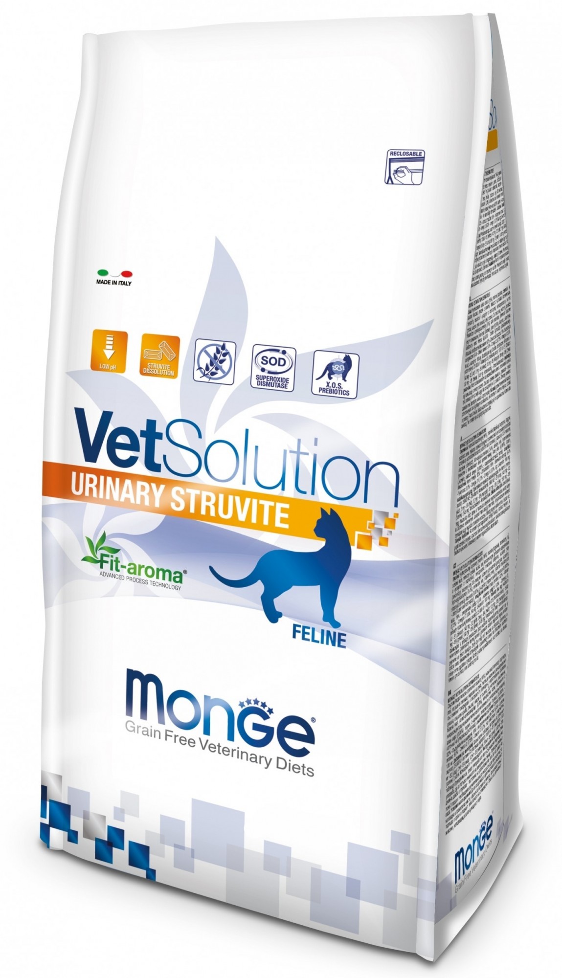 

Сухой корм для кошек Monge VetSolution Cat Urinary Struvite 1,5кг