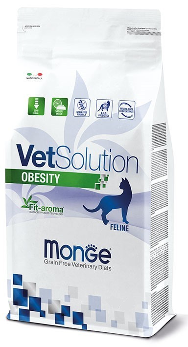 

Сухой корм для кошек Monge VetSolution Cat Obesity 1,5кг (70081719)
