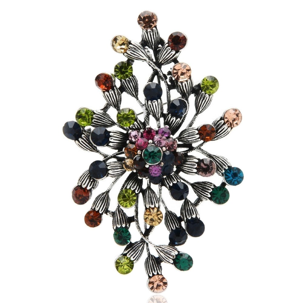 

Брошь-кулон женская BROCHE бижутерия Авангард разноцветная BRBF111660