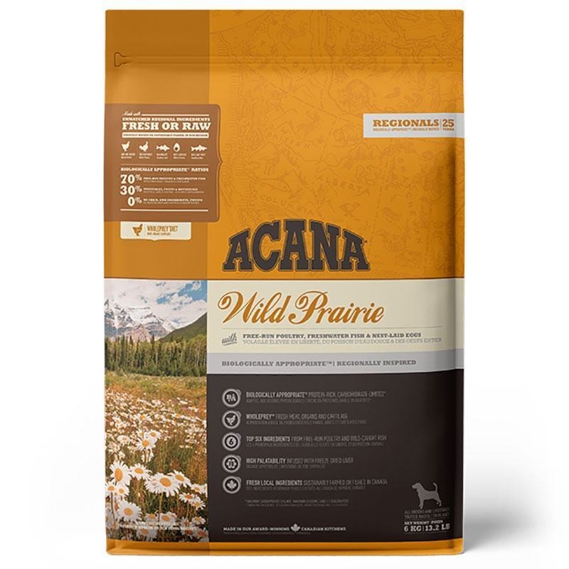 

Сухой корм для собак Acana Wild Prairie Regional Formula 6кг