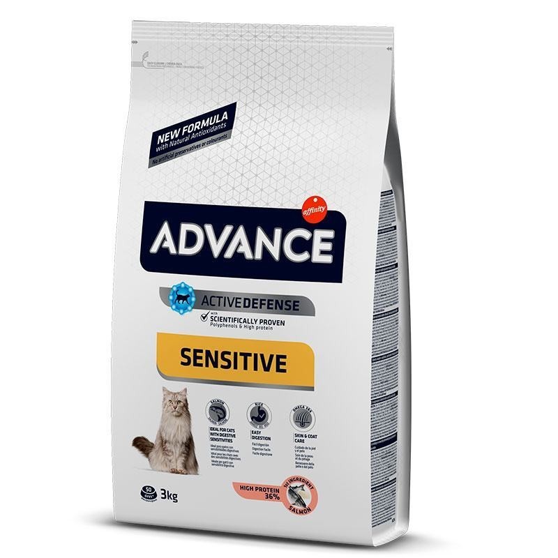 

Сухой корм для котов Advance Cat Sensitive Salmon & Rice 3кг