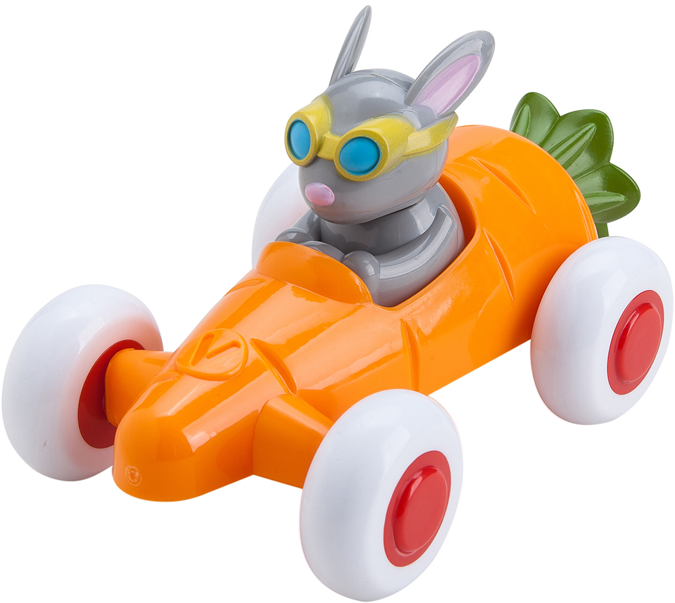 

Машина Viking Toys в виде моркови с зайцем 14 см (1361) (7317670013616)