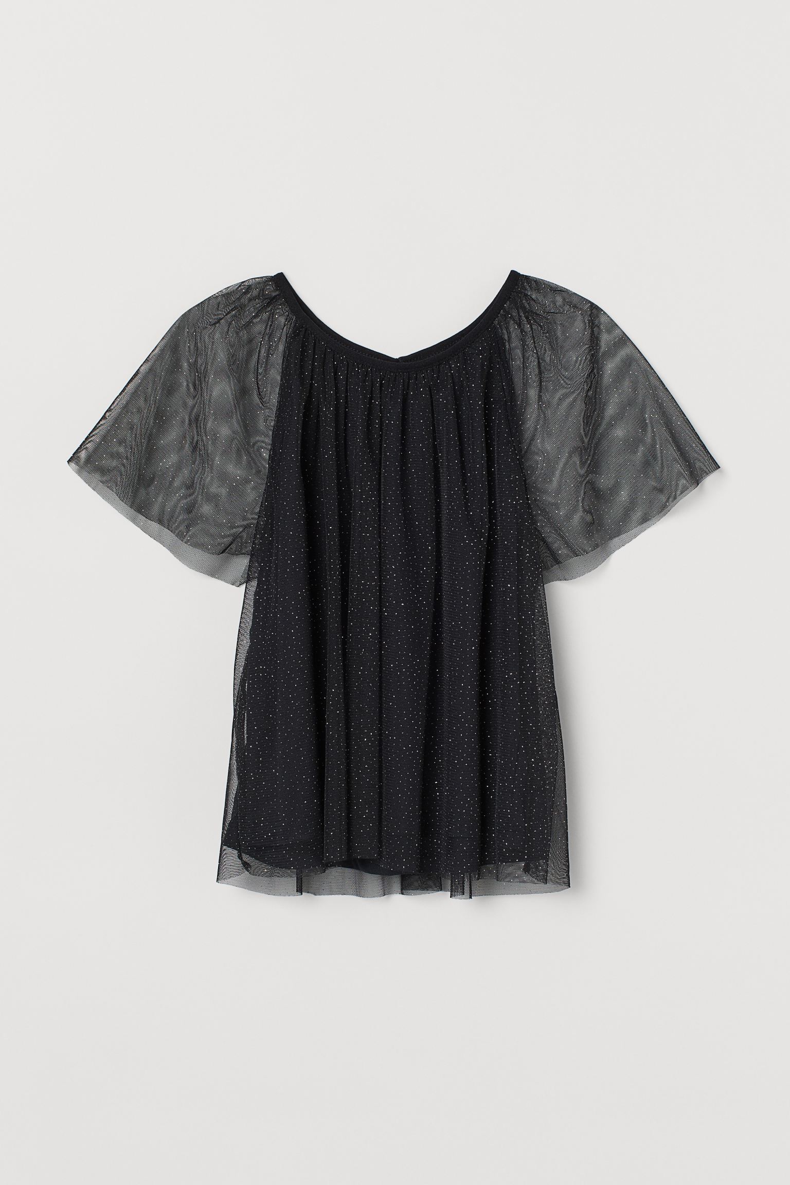 

Блуза H&M 170см черный блеск 1512793170