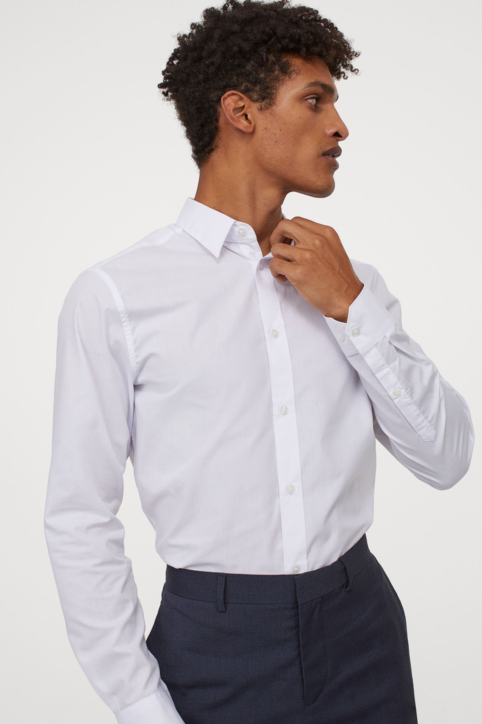 

Рубашка H&M  белый 24127817580, Рубашка H&M XS белый 24127817580