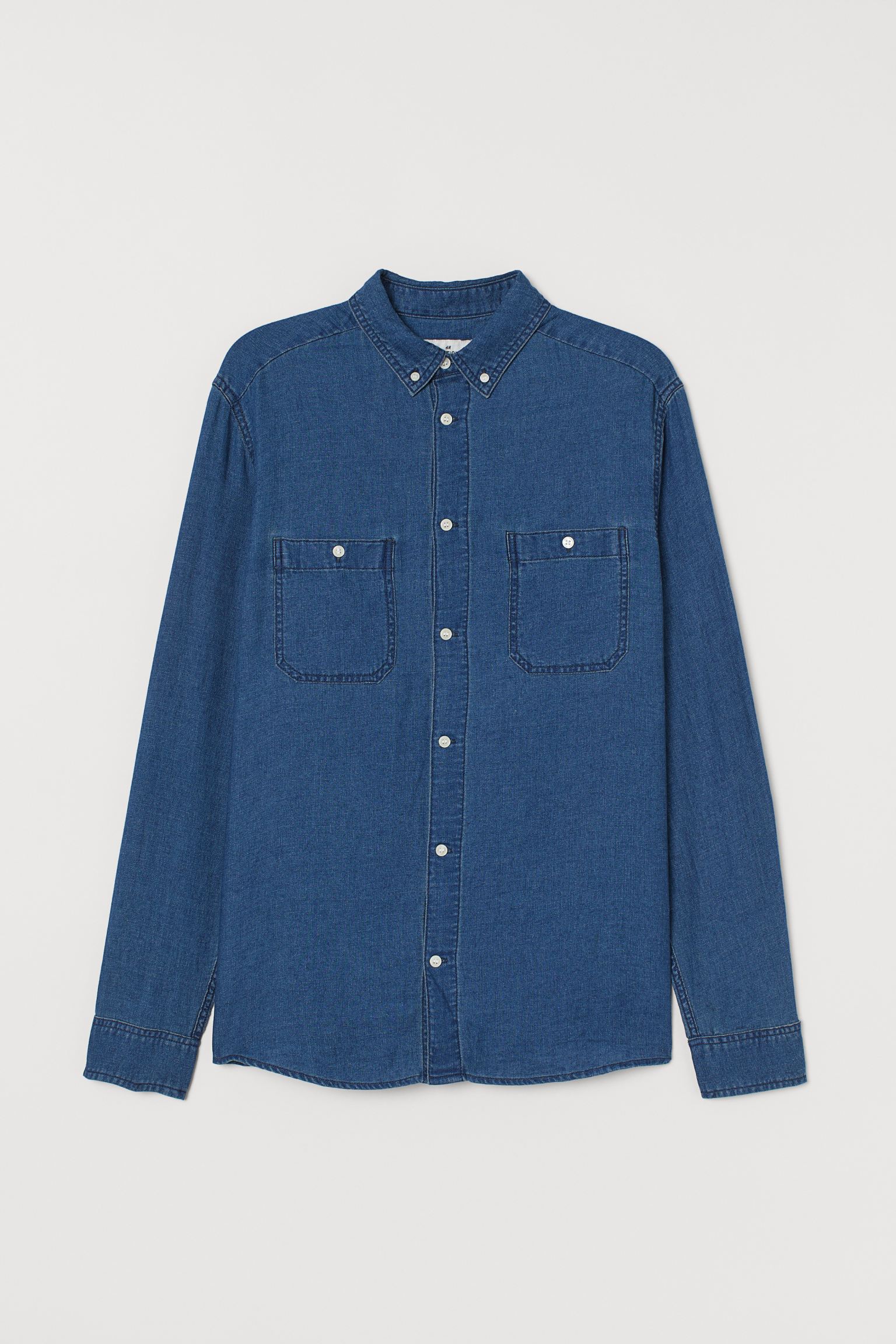 

Рубашка H&M  синий 2812816151, Рубашка H&M XL синий 2812816151