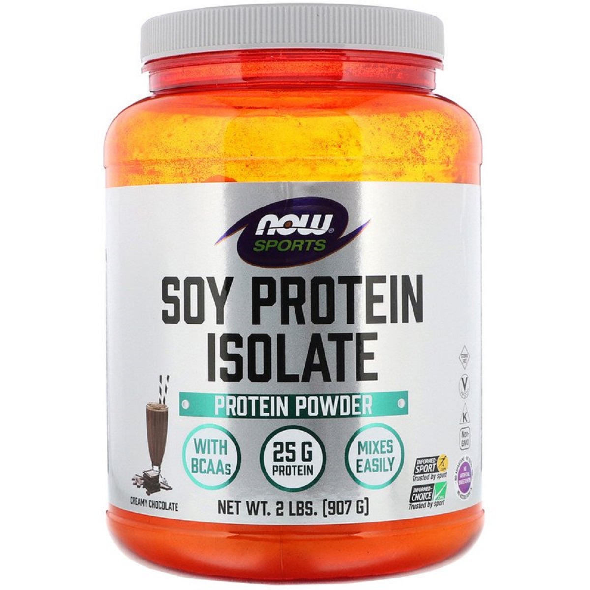 

Протеины Now Foods Изолят соевого Протеина вкус сливочного шоколада Soy Protein Isolate порошок 907 гр