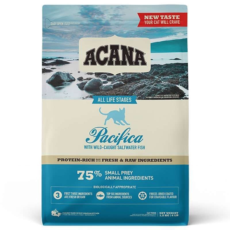 

Сухой корм для котят и кошек Acana NEW Pacifica Cat ( Акана Пасифика Кэт) - корм для котят и кошек 1.8кг