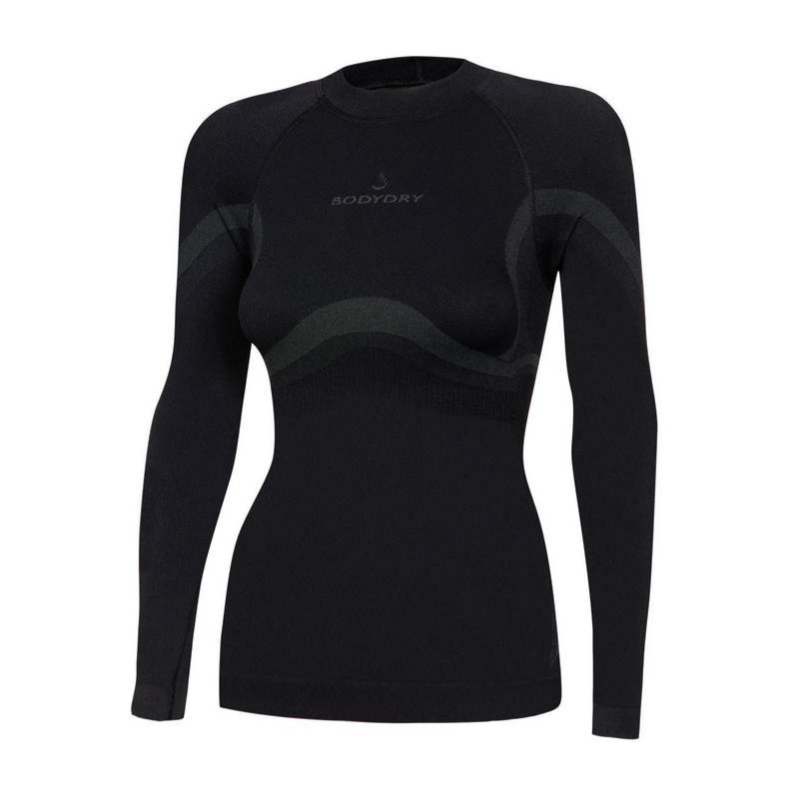 

Термокофта женская BodyDry Lady Fit Shirt Turtle Neck Long Sleeve черная размер  BD0003.BK, Термокофта женская BodyDry Lady Fit Shirt Turtle Neck Long Sleeve черная размер S BD0003.BK.S