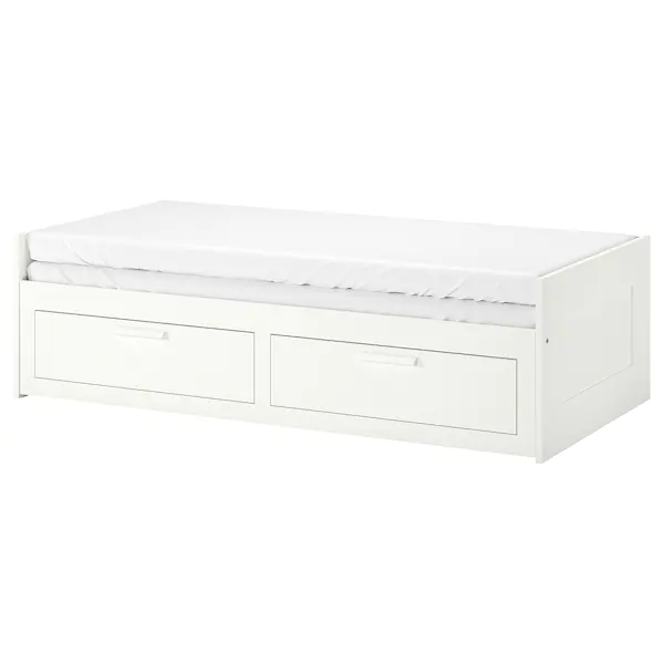 

Ліжко з 2 шухлядами BRIMNES, 2 матраца IKEA 294.264.32