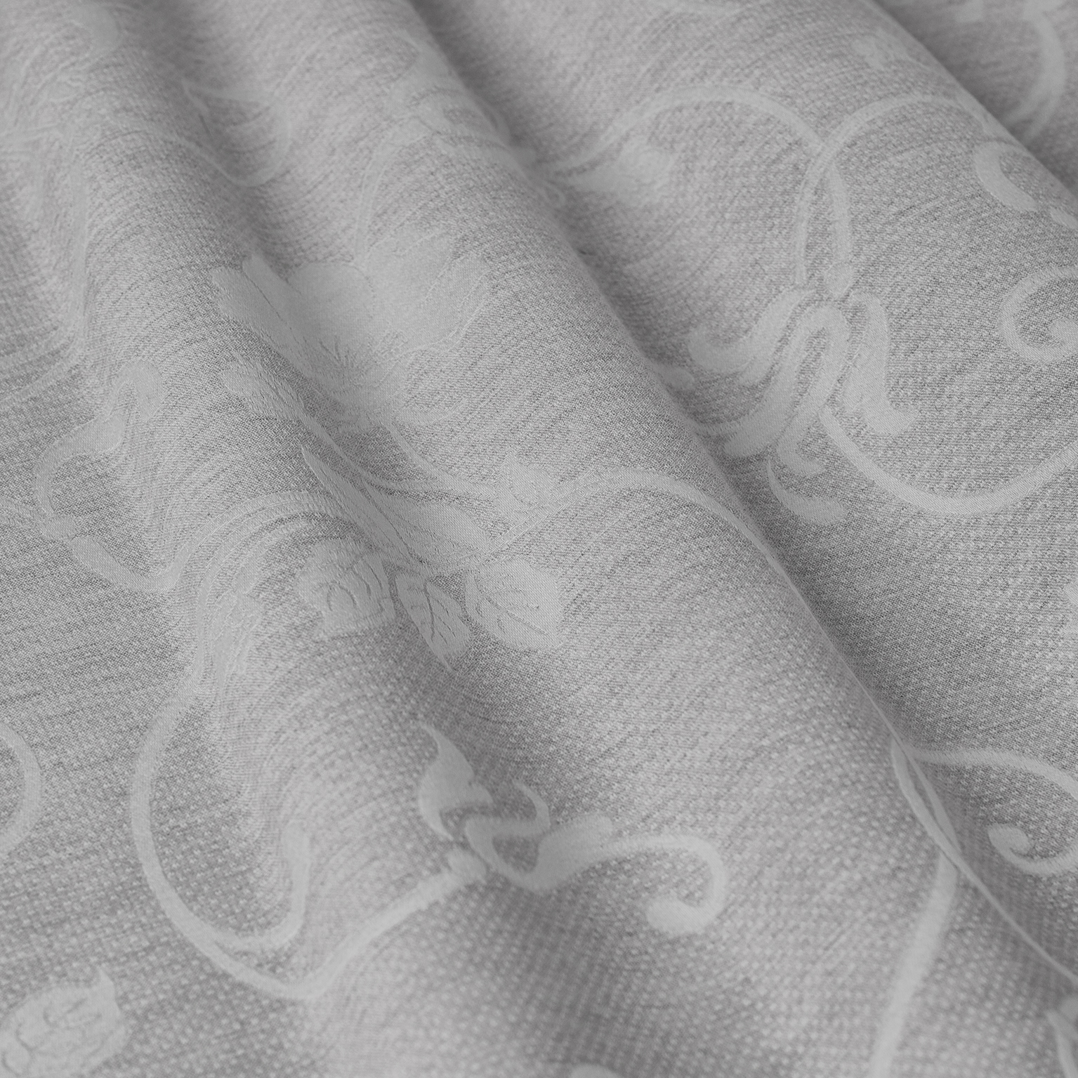 

Скатертные ткани для ресторана цветочные узоры на сером 320см 85690v3 BIG YETI