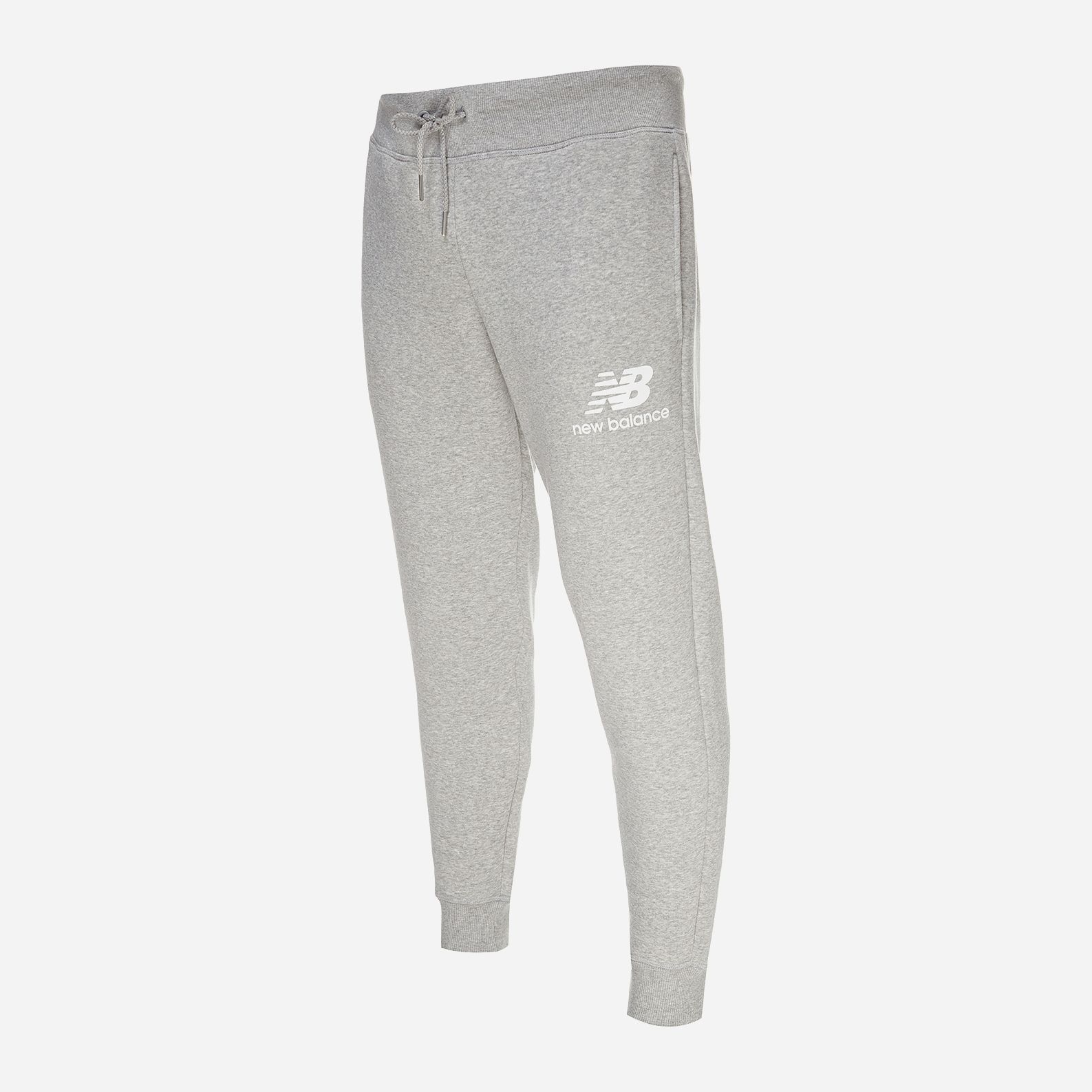 Спортивные штаны New Balance Essentials Brush Fleece MP03579AG M Серые ...