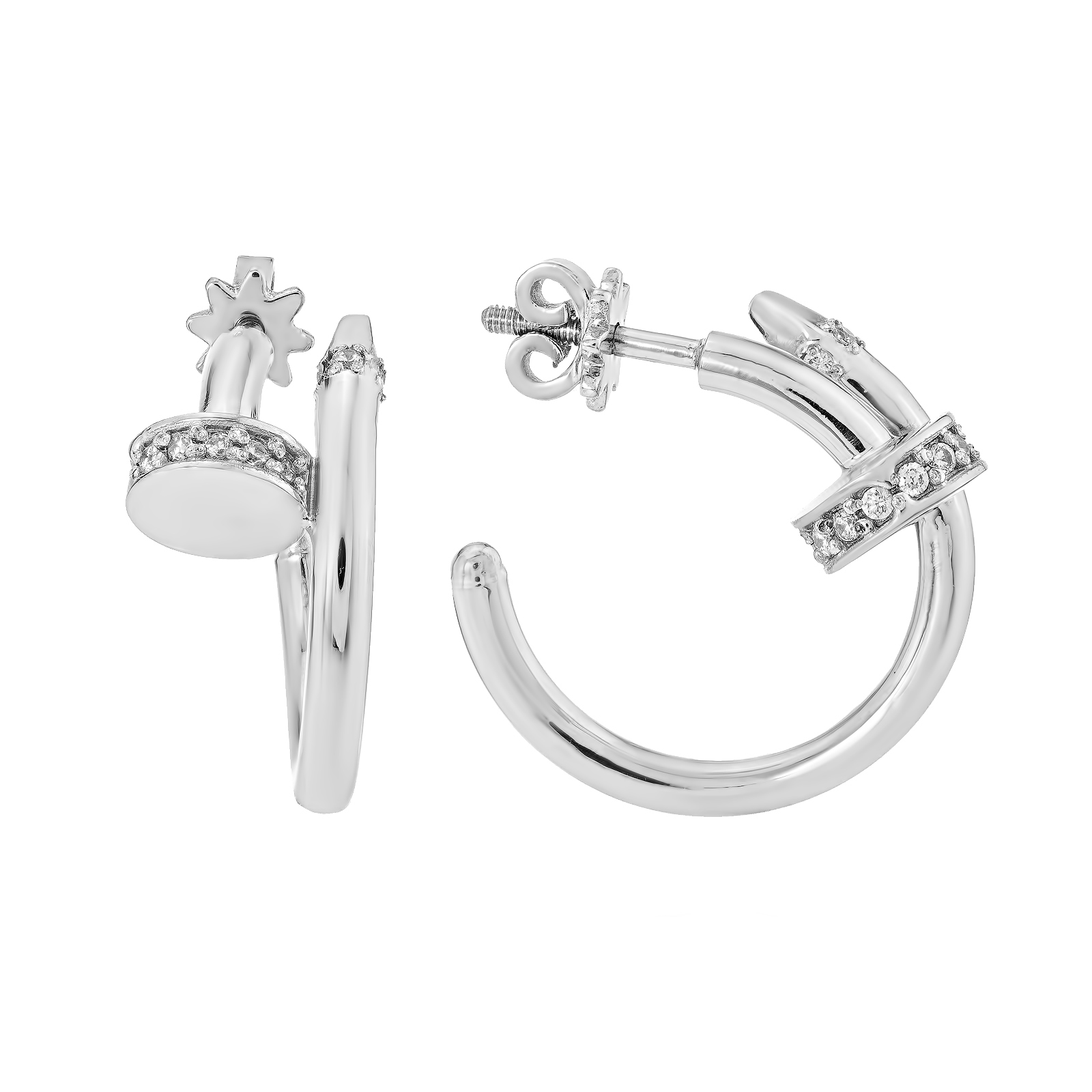 

Золотые серьги в стиле Cartier Planeta Zolota 7.69г