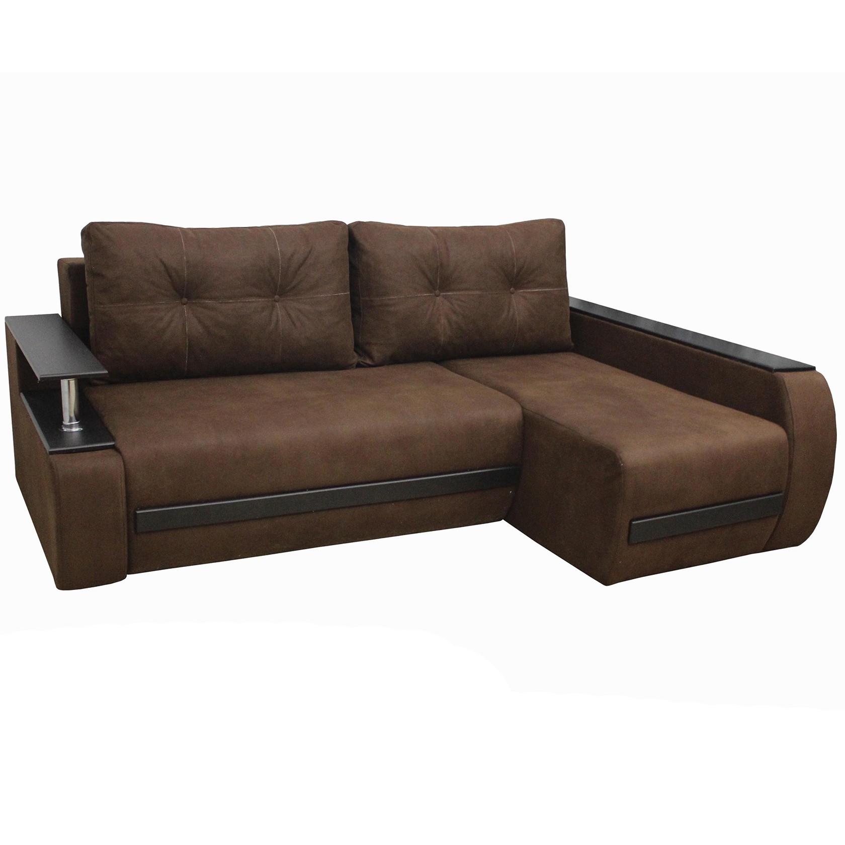 

Угловой диван Граф (Мебель Софиевки) Коричневый 165х245 см 11204_89