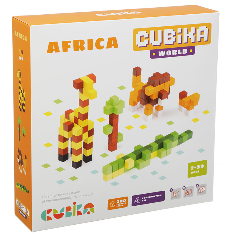 

Дерев’яний конструктор 15306 Cubika World Африка 200 дет (bc-344763)
