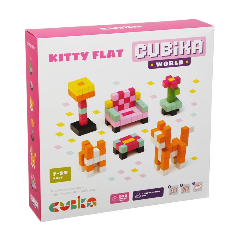 

Дерев’яний конструктор 15313 Cubika World Будинок кішки (bc-344770)