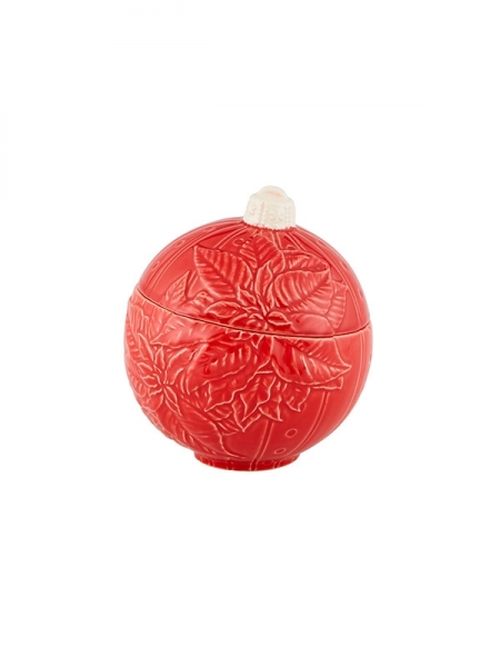 

Емкость "Ёлочная игрушка" 14,5 см, красная,Bordallo Pinheiro, 65026064, Christmas Ball