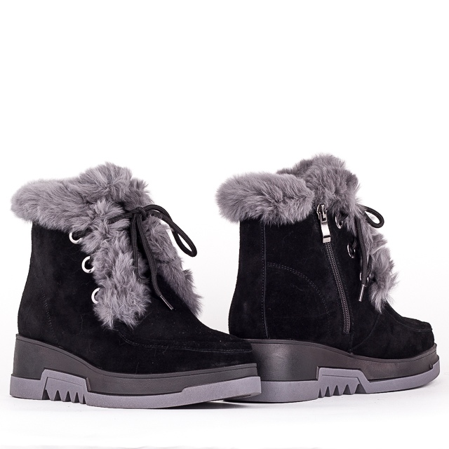 

Женские ботинки зима Allshoes 148149 Черный р.38 (24 см.)