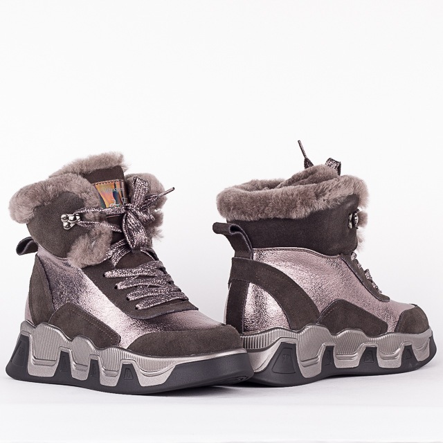 

Женские кроссовки зима Allshoes 148138 Коричневый р.38