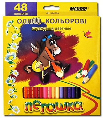 

Карандаши цветные 48шт MARCO 1010-48