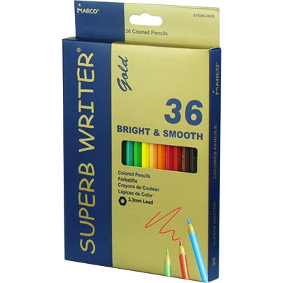 

Карандаши цветные 36шт шестигранные Superb Writer Gold Marco 4100G-36CB