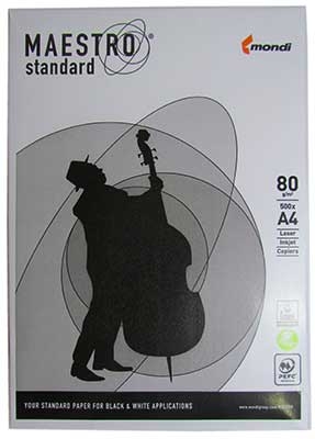 

Бумага А4 500л Maestro Standard 80г/м2 Mondi
