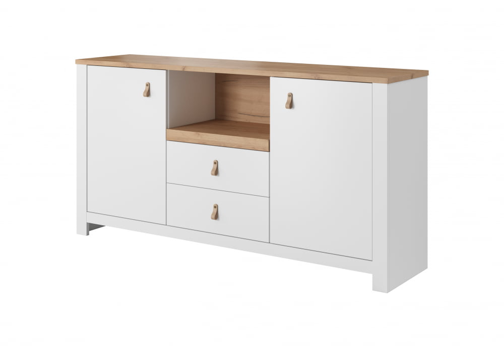 

Просторный комод с нишей и ящиками для гостиной Eden Meble Laski 165x84,6x40 112512